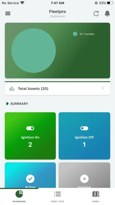 Zrzuty ekranu FleetPro v2.0