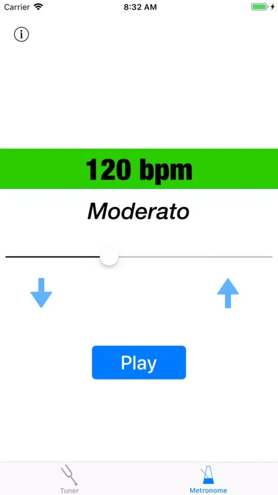 Capturas de tela do Guitar Tuning