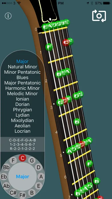 Guitar Scales 3D স্ক্রিনশট