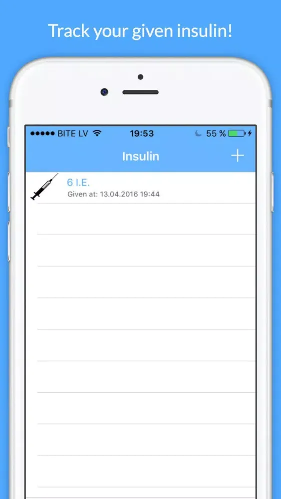 Diabetes Tracker - glucose level tracking 스크린샷