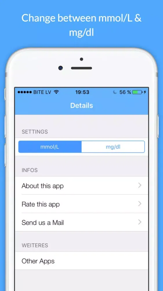 Diabetes Tracker - glucose level tracking 스크린샷