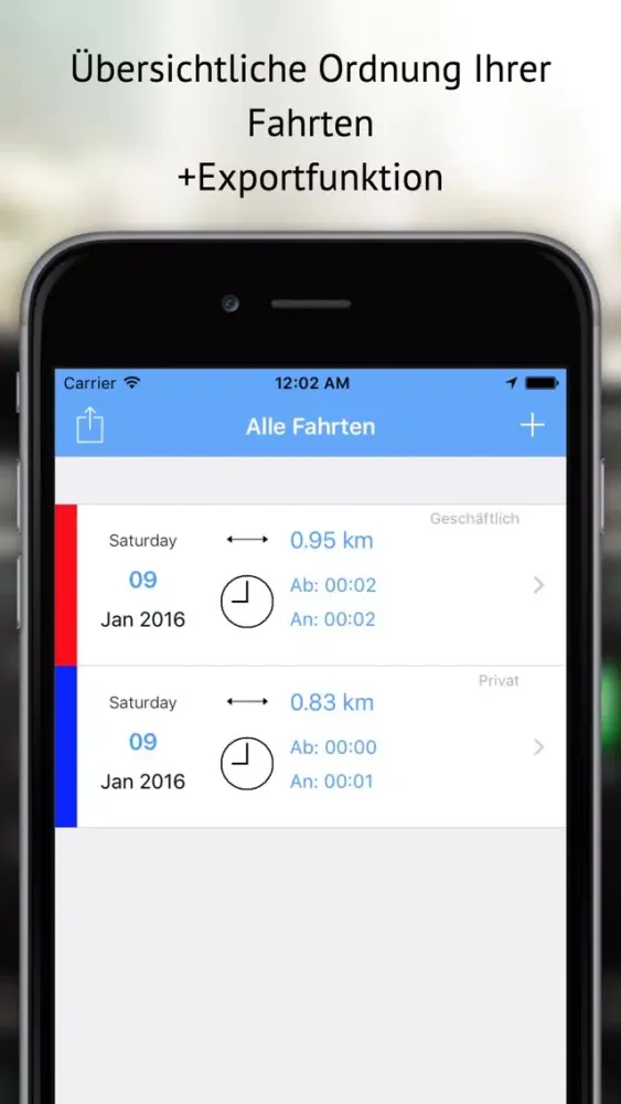 iFahrtenbuch - Das simple Fahrtenbuch!應用截圖