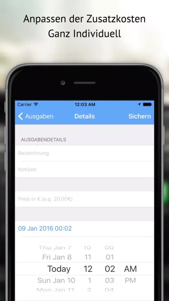 iFahrtenbuch - Das simple Fahrtenbuch!應用截圖