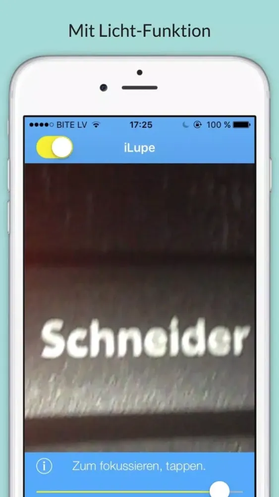 iLupe - Lupe mit Zoom und Licht應用截圖