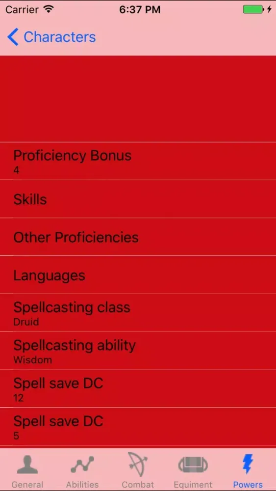 DnD5 Character Sheet - No Ads Screenshots