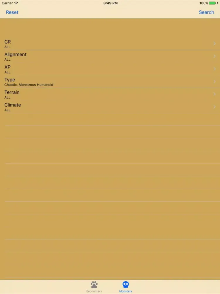 Capturas de tela do Encounters For PF-No Ads iPad 