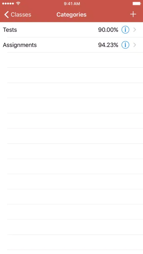 Gradebook - A Grade Tracker应用截图
