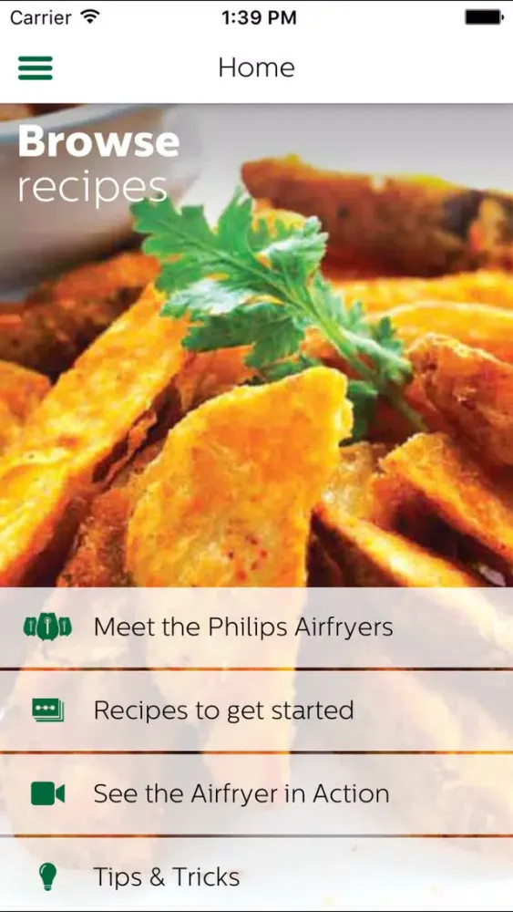 Philips Airfryer スクリーンショット