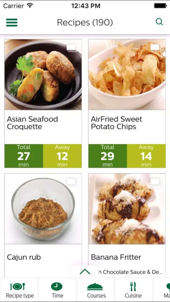 Philips Airfryer スクリーンショット