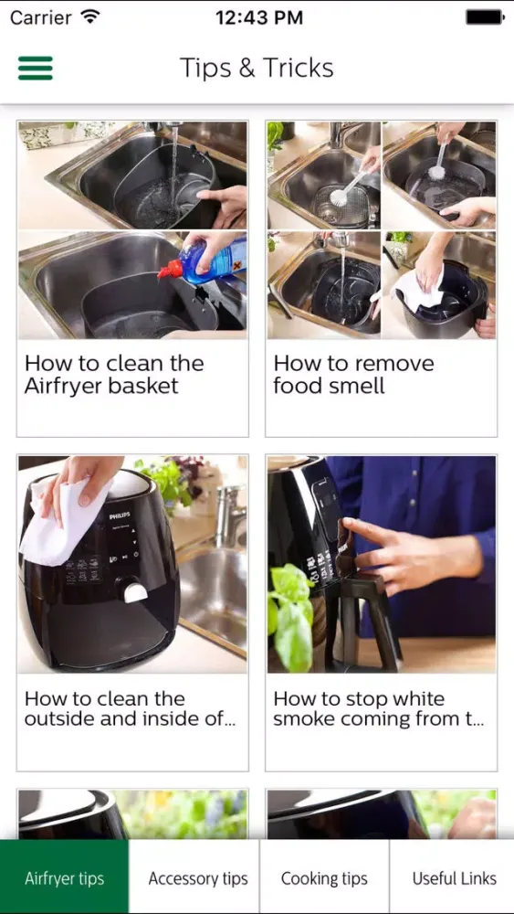 Philips Airfryer スクリーンショット