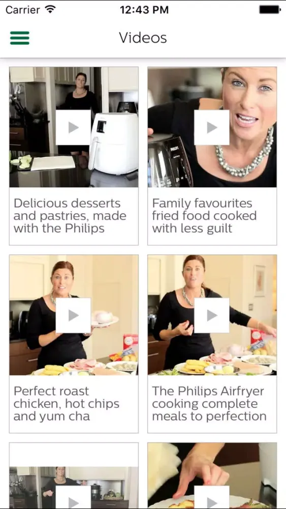 Philips Airfryer スクリーンショット