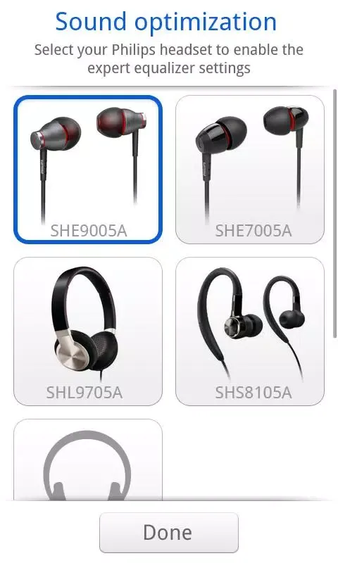 Capturas de tela do Headset
