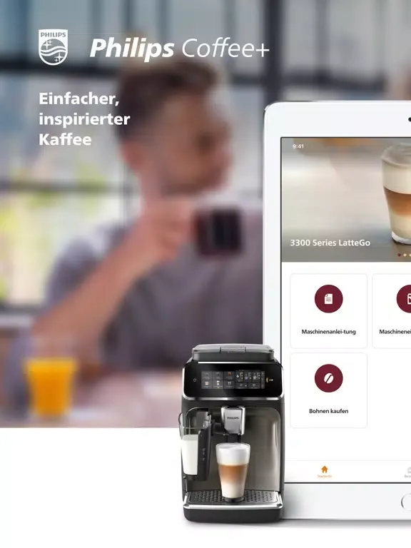 Screenshot di Philips Coffee+ iPad 