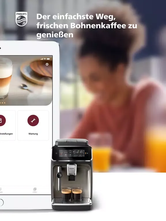 Screenshot di Philips Coffee+ iPad 
