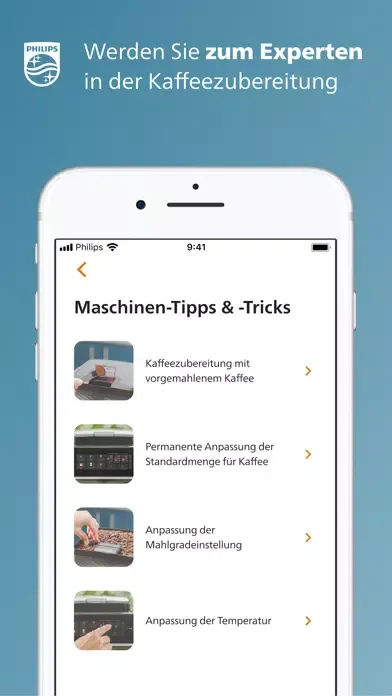 Screenshot di Philips Coffee+