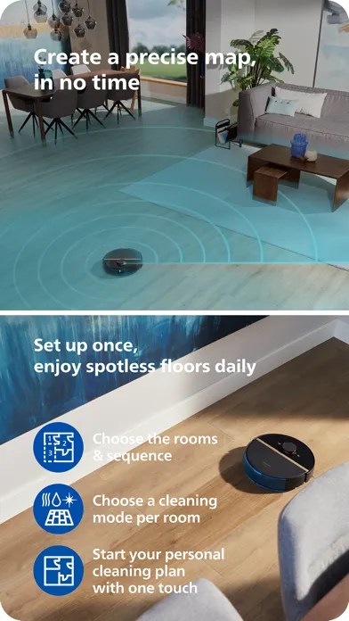 ภาพหน้าจอของ Philips HomeRun Robot App