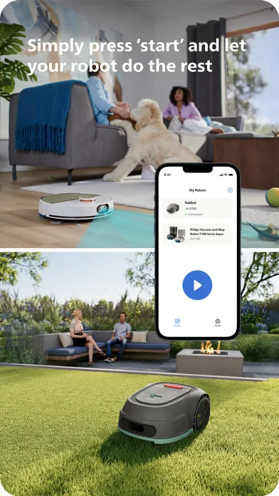 ภาพหน้าจอของ Philips HomeRun Robot App