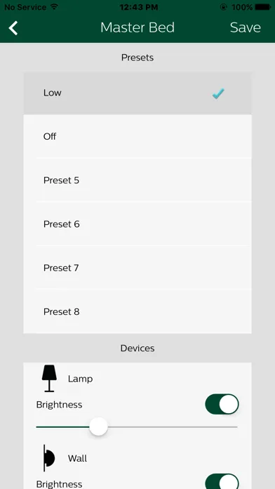 Philips Dynalite EnvisionTouch Screenshots