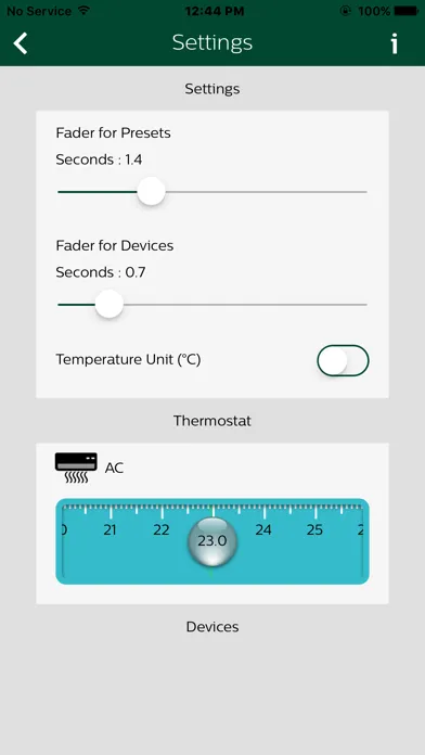 Philips Dynalite EnvisionTouch Screenshots