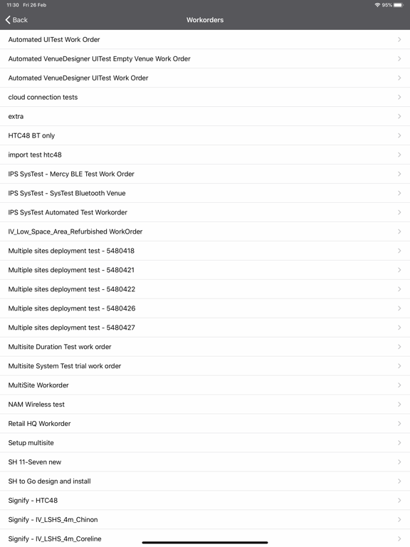 Capturas de tela do Indoor Navigation Site Enabler iPad 