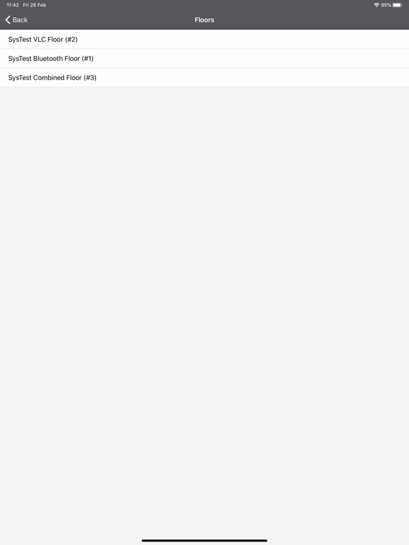 Capturas de tela do Indoor Navigation Site Enabler iPad 