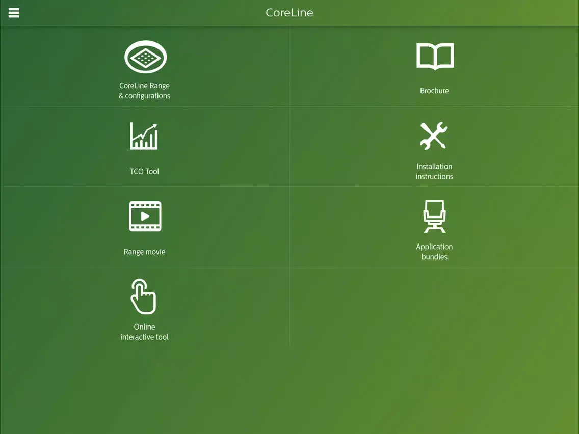 Philips CoreLine iPad  Ekran Görüntüleri