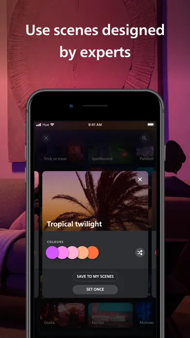 Capturas de pantalla de Philips Hue