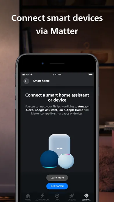 Capturas de pantalla de Philips Hue
