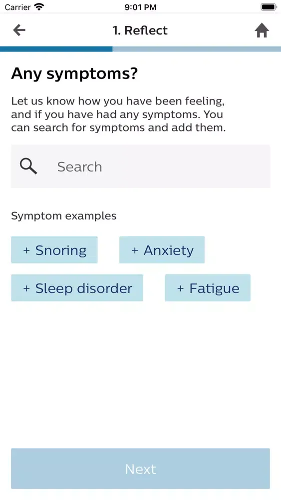 Capturas de tela do Health Guide+