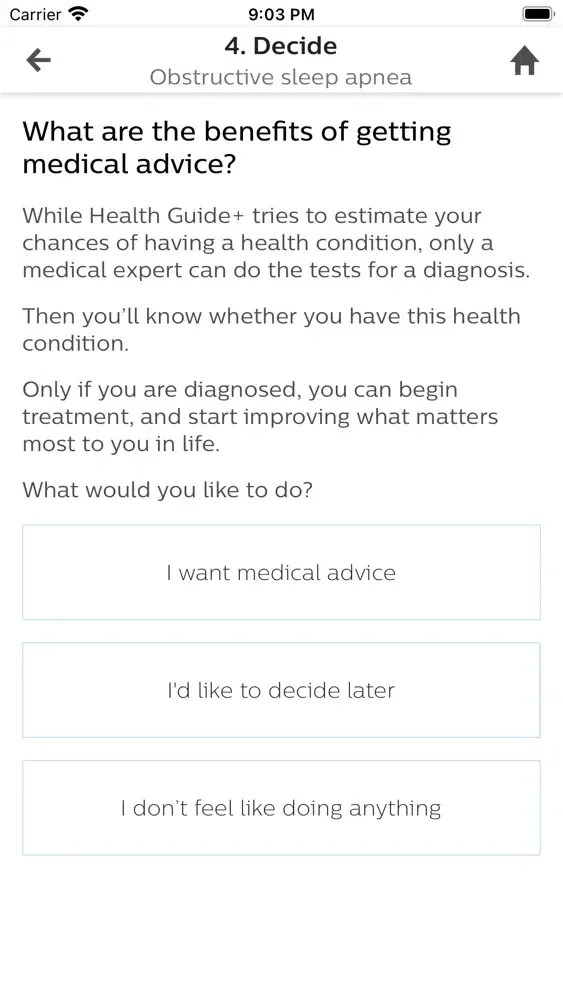 Capturas de tela do Health Guide+