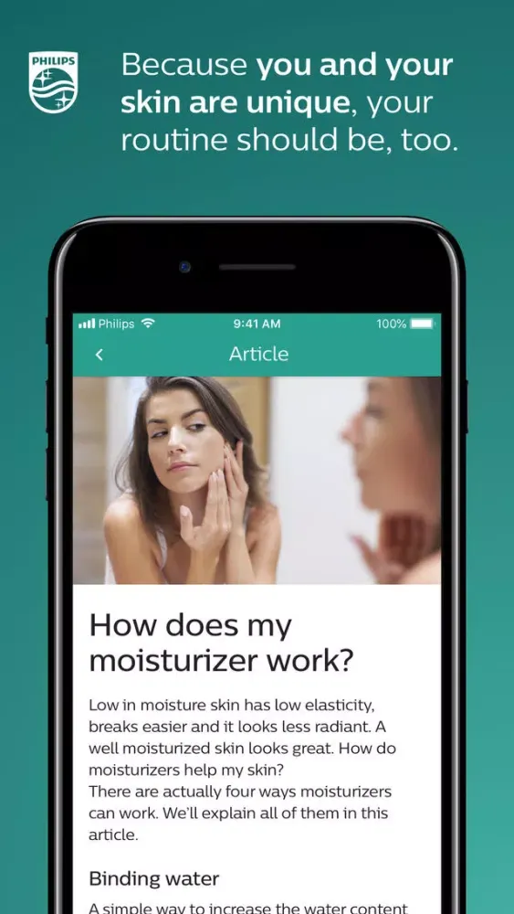 Captures d'écran de Philips Skincare