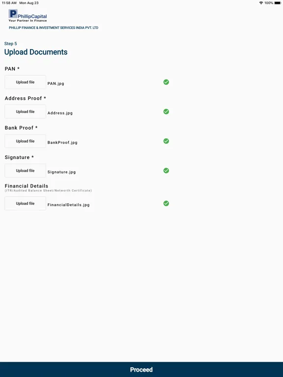 Phillip eKYC iPad  स्क्रीनशॉट
