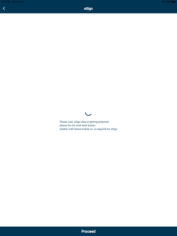Tangkapan layar Phillip eKYC iPad 