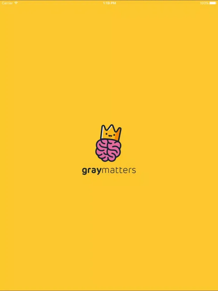 Capturas de tela do Gray Matters iPad 