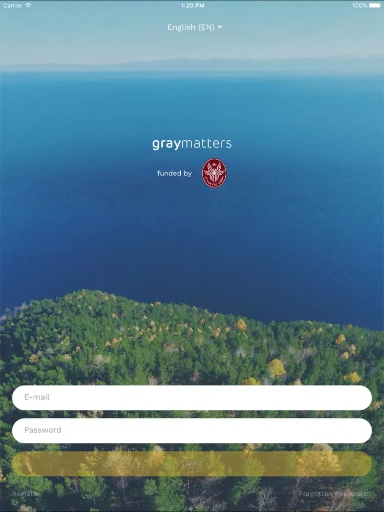 Capturas de tela do Gray Matters iPad 