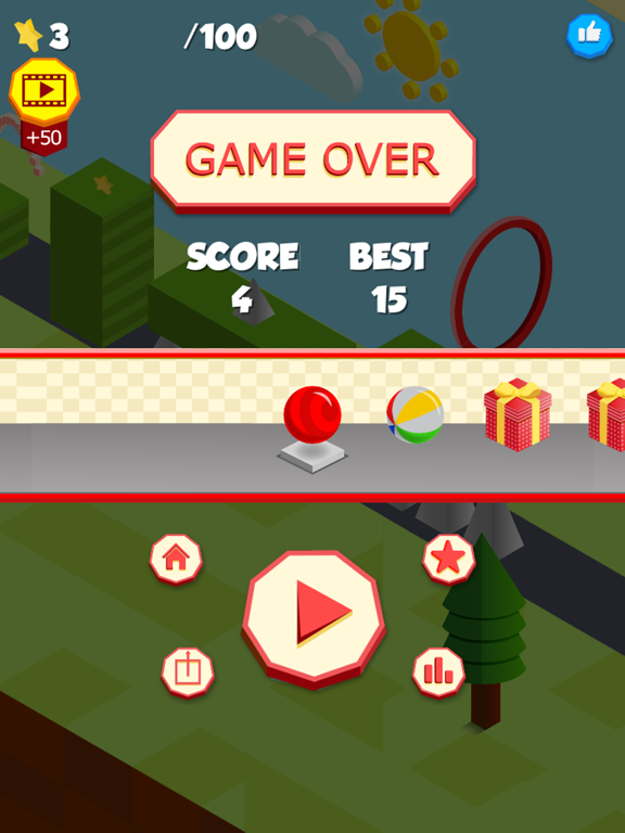 Red Ball GO iPad  স্ক্রিনশট
