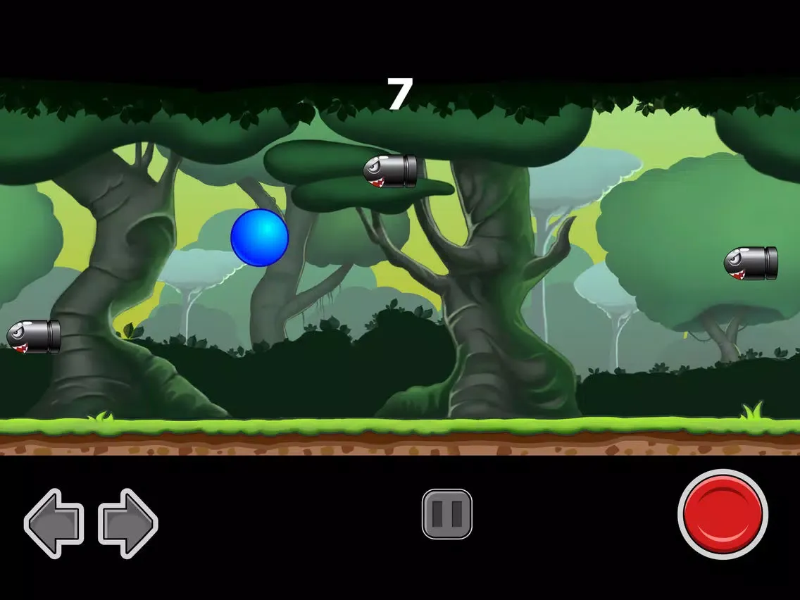 Bullet Ball Bouncing Escape - Doge the Flying Enemies! iPad  Ekran Görüntüleri