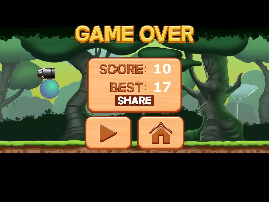 Bullet Ball Bouncing Escape - Doge the Flying Enemies! iPad  Ekran Görüntüleri