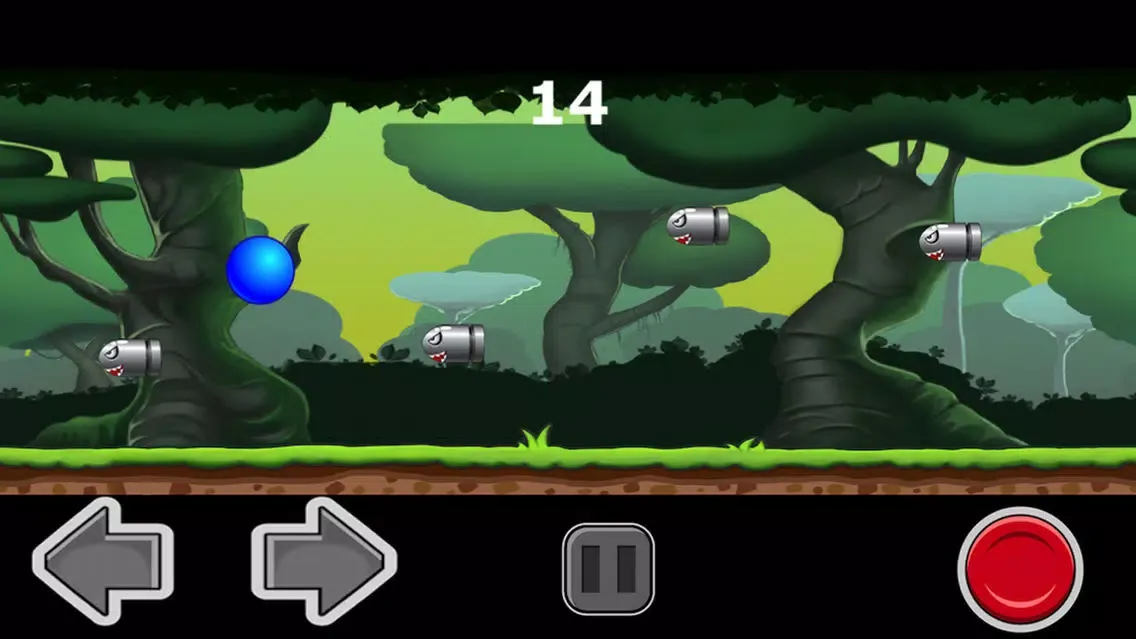Bullet Ball Bouncing Escape - Doge the Flying Enemies! Ekran Görüntüleri