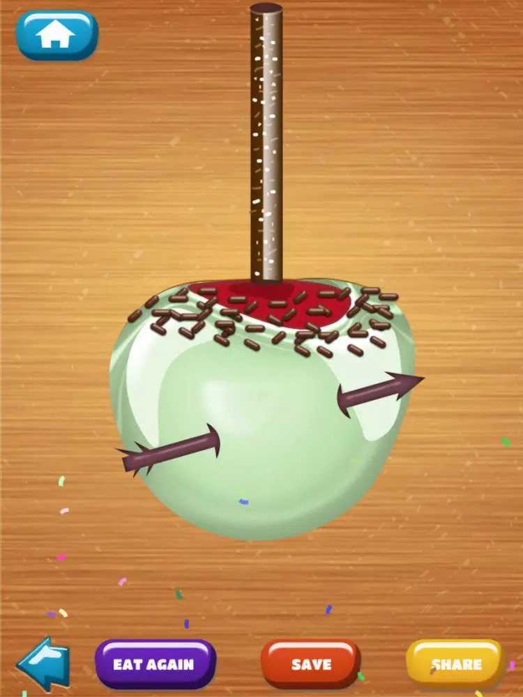 Candy Apples Maker - Halloween Carving & Cooking Treats Party iPad 應用截圖