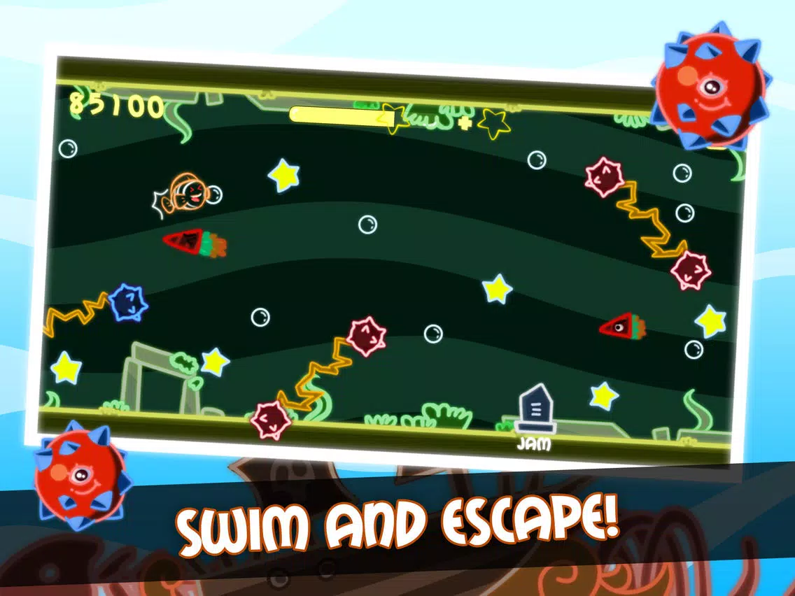ภาพหน้าจอของ A Swim on Neon - Glow Ski Escape of Forge Mania Tower! 3D Blitz Edition iPad 