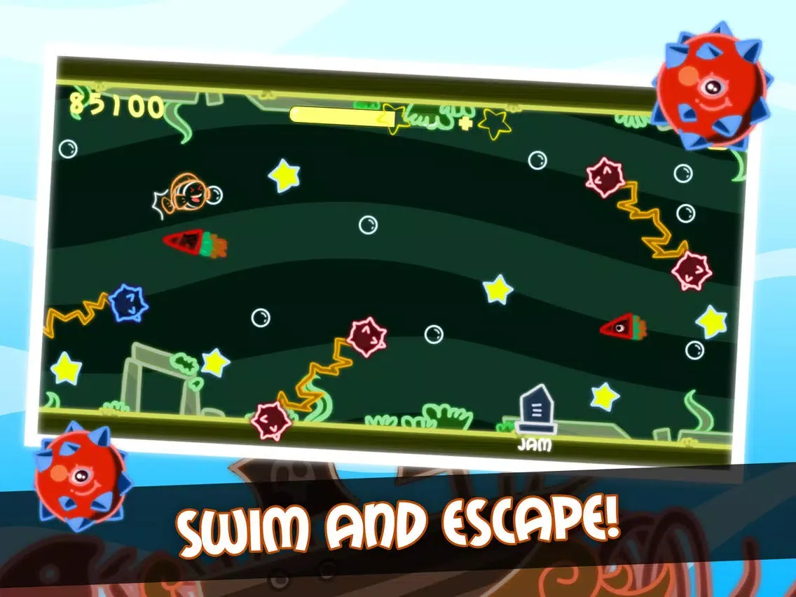 Screenshot di A Swim on Neon - Glow Ski Escape of Forge Mania Tower! 3D Blitz Edition iPad 