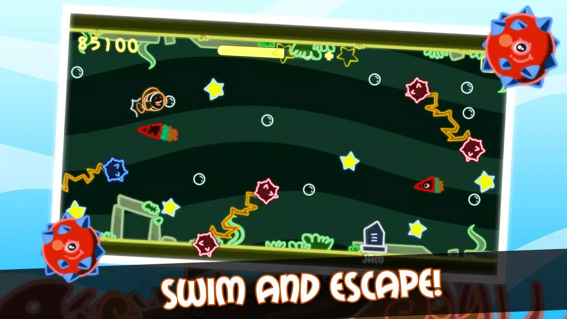ภาพหน้าจอของ A Swim on Neon - Glow Ski Escape of Forge Mania Tower! 3D Blitz Edition