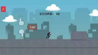 Stickman Runner Sprint City - Jump, Dash, & Swing in Stunt Draw City 2 : Parkour Running Screenshots