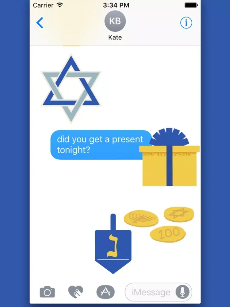 Captures d'écran de Hanukkah Smiles iPad 