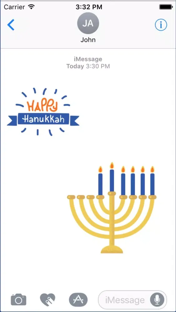Captures d'écran de Hanukkah Smiles