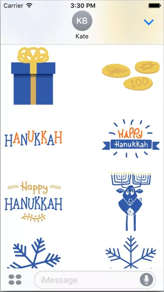 Captures d'écran de Hanukkah Smiles