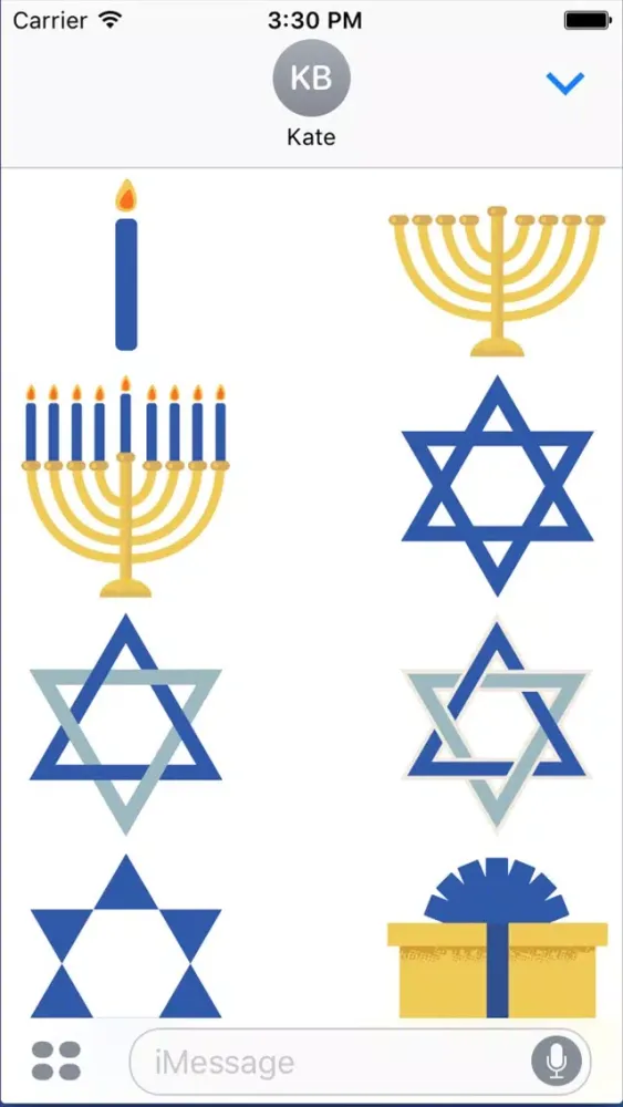 Captures d'écran de Hanukkah Smiles