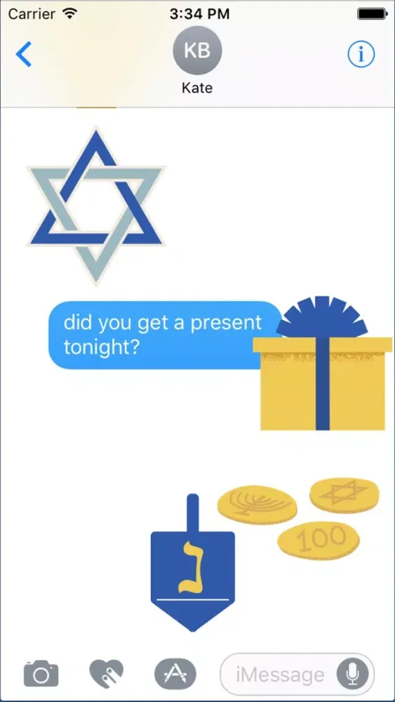 Captures d'écran de Hanukkah Smiles