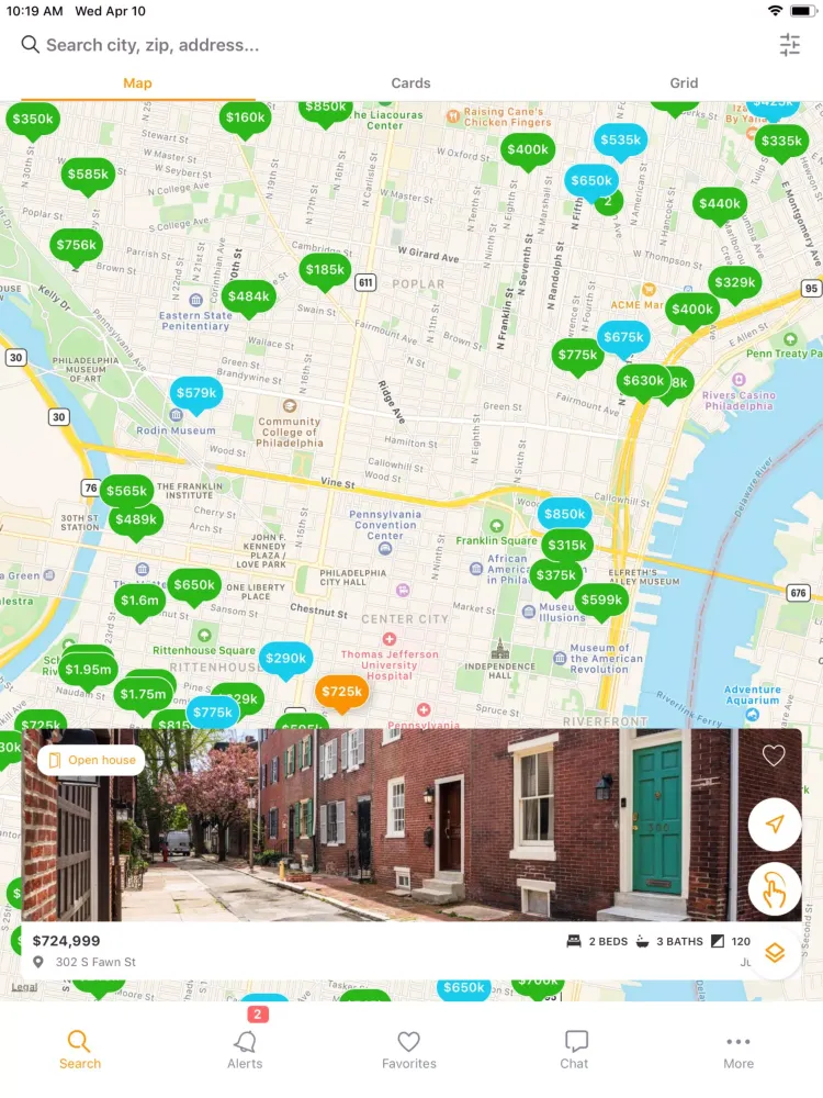 Captures d'écran de Philly Home Search